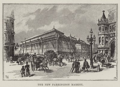 De nieuwe Farringdon-markt door Frank Watkins